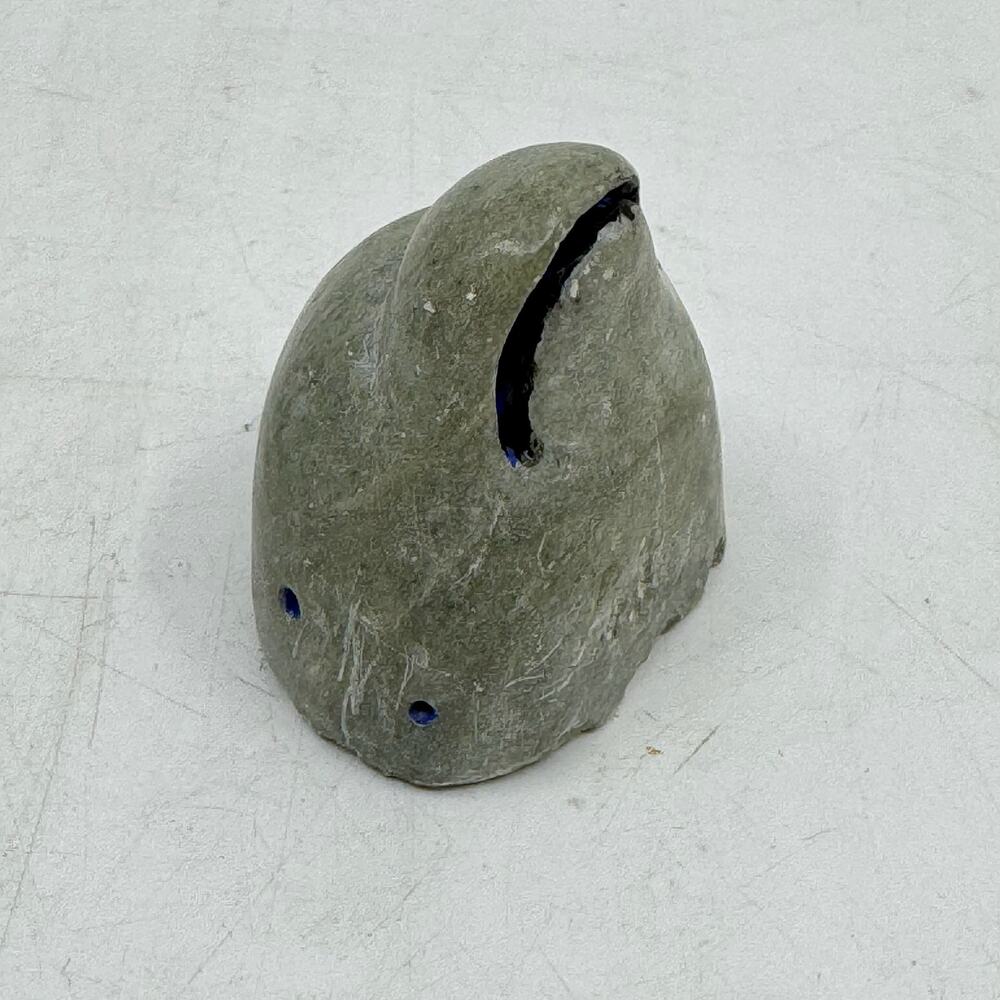 Inuit Hand Carved Beluga Head Sculpture